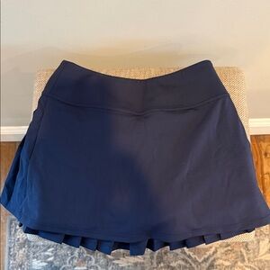 Aerie Pickletini Lucia Blue Skort with Pleated Hem